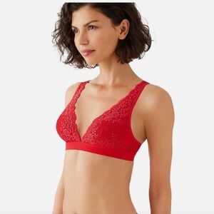 Wacoal Womens Embrace Lace Wire Free Bra in Equestrian Red!